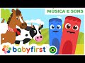 🎵🎤 Canções infantis | O VELHO MACDONALD | Old Macdonald in Portuguese | BabyFirst TV Brasil