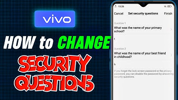How to Change Security Questions in any Vivo Phone | How to Set Forgot Password Questions 2024