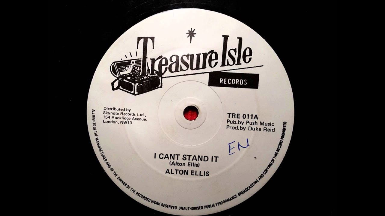 Alton Ellis I Cant Stand It - Treasure Isle 12 - YouTube