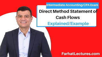 Direct Method Statement of Cash Flows