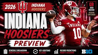2026 Indiana Hoosiers Football Schedule Record Predictions