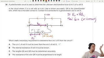 MJ21 P11 Q38 Requirements to Determine emf | May/June 2021 | CAIE A level 9702 Physics