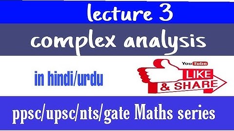 complex analysis question ❓ for ppsc,upsc,gate,nts and other test preparation
