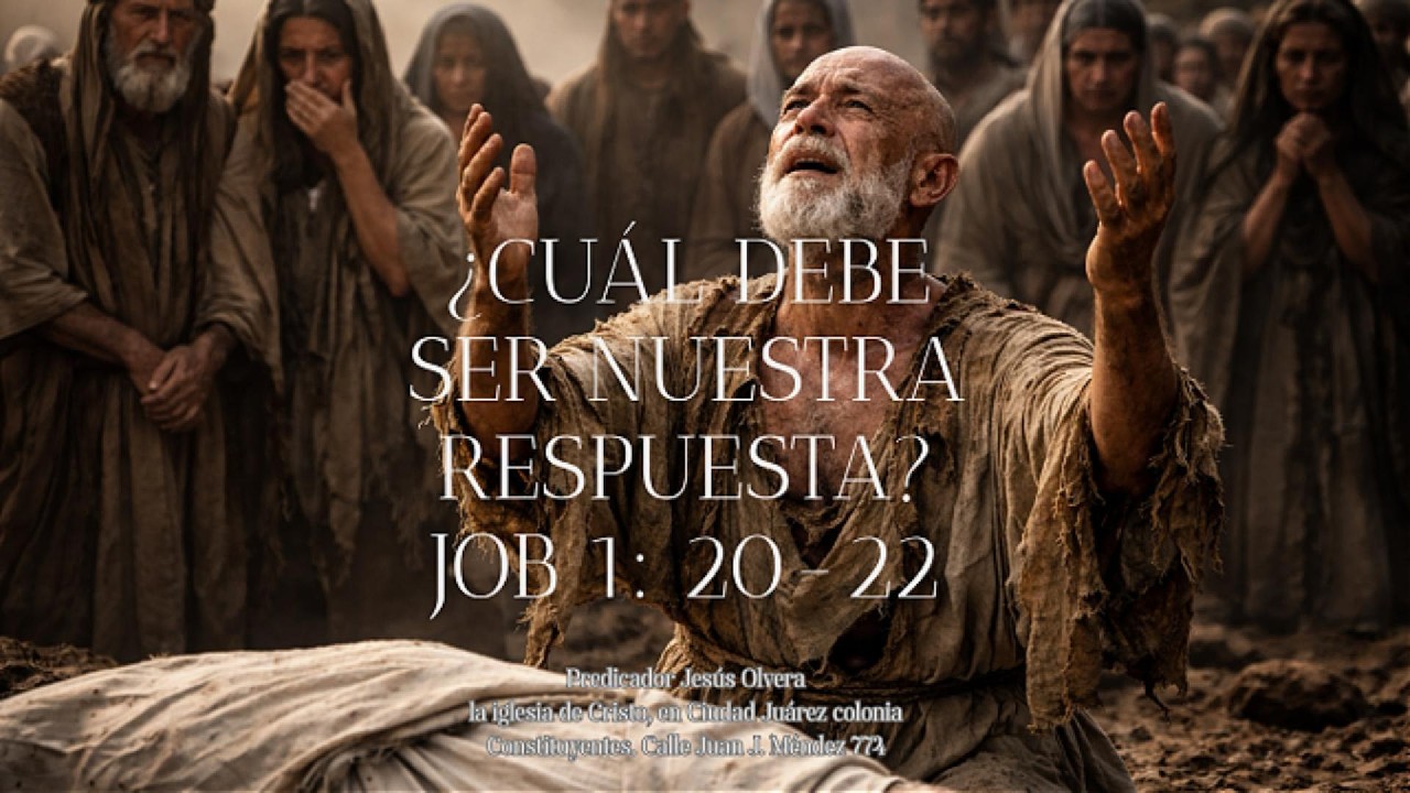 ¿Cuál debe ser nuestra respuesta? Job 1: 20-22. Por Jesús Olvera