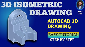 AutoCAD Drawing Tutorial | AutoCAD Tutorials For Begginers | AutoCAD 3D Drawing #autocad #autocad3d