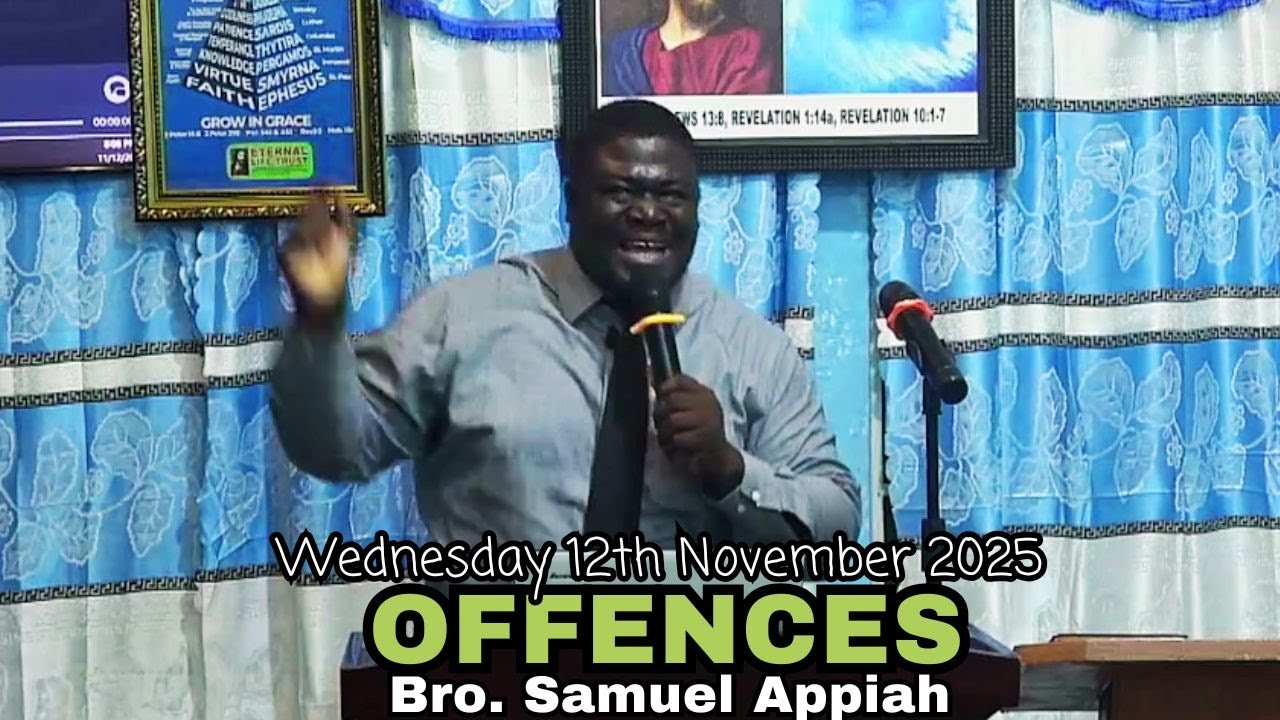 Offences || Bro. Samuel Appiah - YouTube
