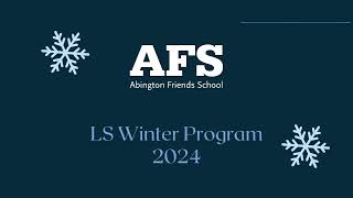 AFS LS Winter Program 1-4 2024