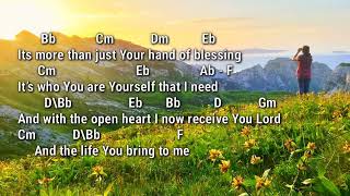 The Gift Of  A Lifetime Lower Pitch Margie Salcedo Rice ｜ Piano Accompaniment with Chords by Kezia 9