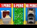 1 PERC 5 PERC ÉS 10 PERC BÚJÓCSKA KIHÍVÁS A MINECRAFTBAN!