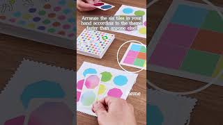 COLOR STACK MATCH! (JPN title "KASANE IRO") | GEO GAMES Japanese board game #boardgames #japan screenshot 1