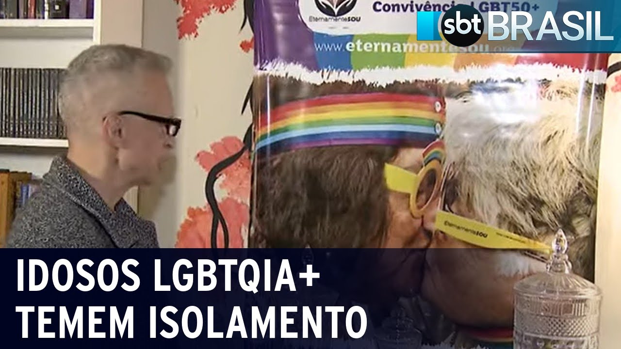 Idosos LGBTQIA+ temem o isolamento social | SBT Brasil (15/06/22)