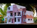 40&#39;x50&#39; MODEL MAKING of Modern DESIGN with LED lights  | Large size Building model