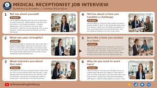 Details Medical Receptionist Job Interview Q&A | English for Medical Interviews & Practice Guide