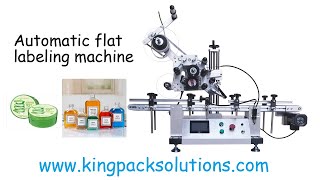 How to use automatic flat labeling machine