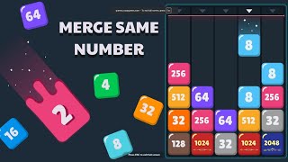 Drop & Merge: Ultimate 2048 Puzzle Challenge Gameplay | CrazyGames screenshot 2