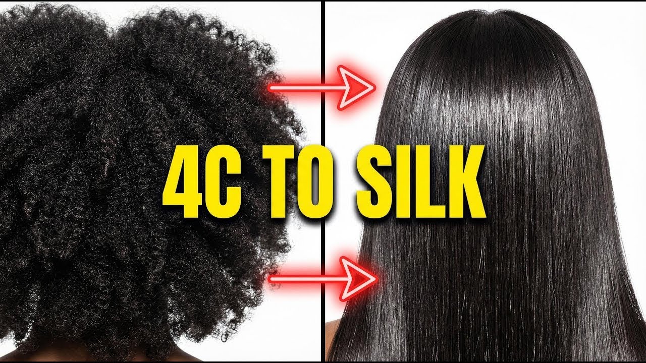 Japanese Hair Straightening On 4c Hair | Very Detailed Start To Finish