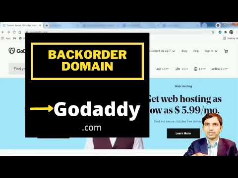 How to Backorder Domain at Godaddy