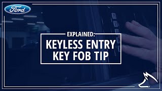 #FoxMotorsTips - Ford Keyless Entry Key Fob Tip