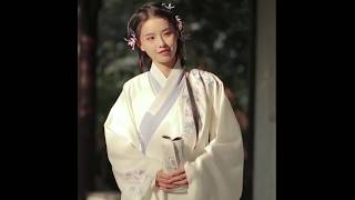 ハンフー クラシカル ドレス ツーピース 腰丈 長袖 マキシ丈 漢服 [hanfu60]