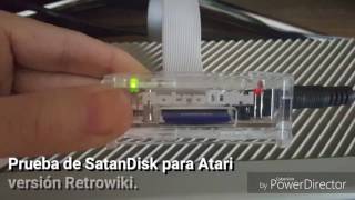 Probando la Satandisk para Atari versión RetroWiki
Prueba de funcionamiento del emulador de disco duro para Atari mediante una tarjeta SD. Diseñado por Jookie. Probando la Satandisk para Atari versión RetroWiki