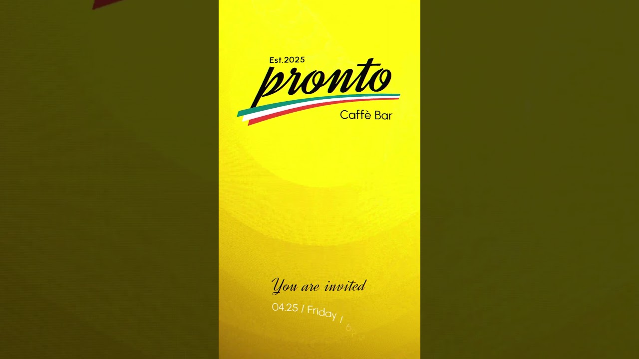 Pronto social invitation