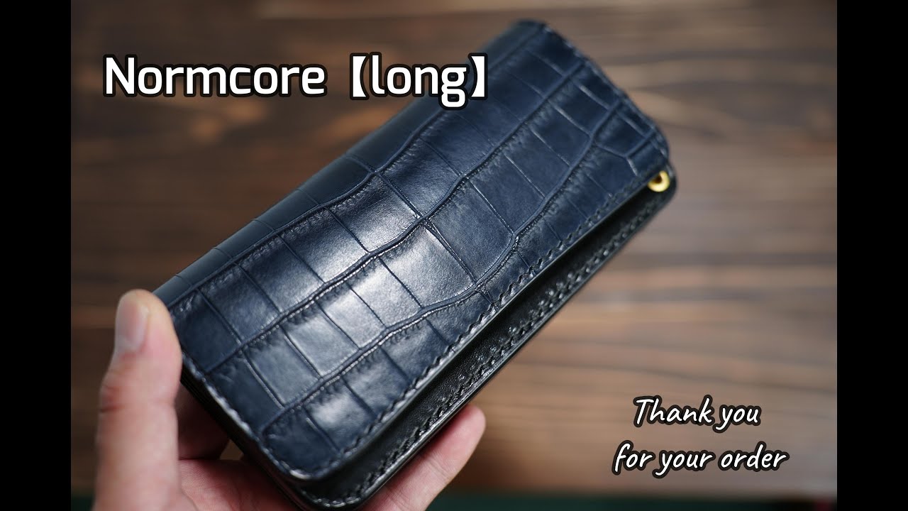日本新品 No.496 レザー ノームコア ロング トラッカーウォレット