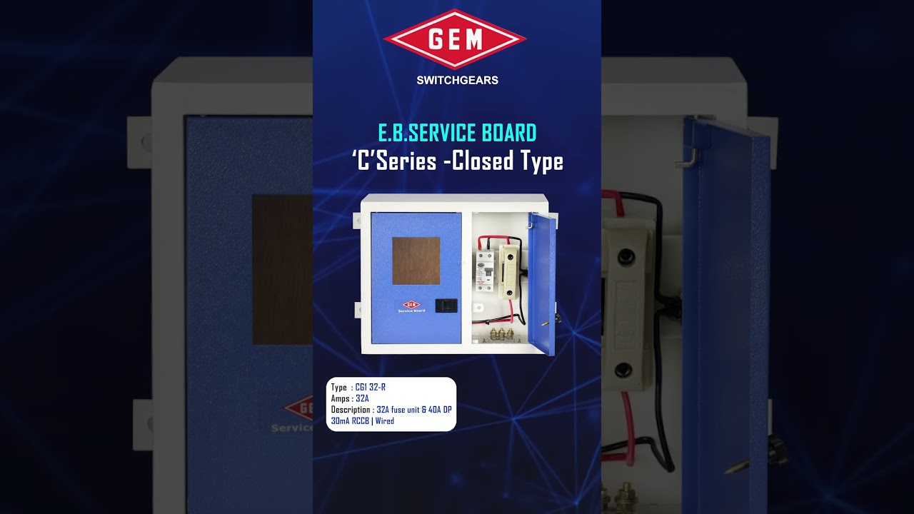 GEM-Product |E B Service Boards | Marketed By Gem Electric