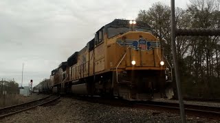 SD70M leader!!! UP #3956 leads a slow WB UP manifest out of Livonia, Louisiana!!! SD70M leader!!! UP #3956 leads a slow WB UP manifest out of Livonia, Louisiana!!!