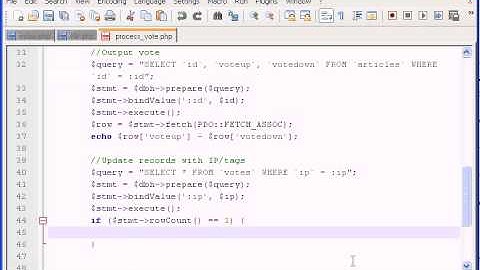 Voting System with PHP / MySQL (Part 5 of 9)