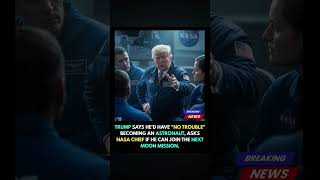 Trump Wants to Go to the Moon?! 🚀 NASA Mission Shock Statement