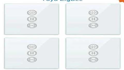 Tuya Smart Life ZigBee 3.0 Curtain Blind Switch for Roller Shutter Electric Motor Google Home Alex M