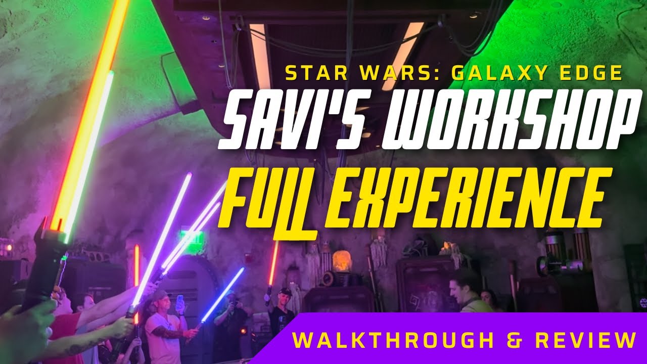 Savi's Workshop Build Your Own Lightsaber Full Experience & Review