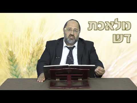 מלאכת דש חלק א | הלכות שבת | הרב בנימין מועלם