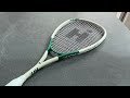 Stringing the Hit Drop Squash Racket