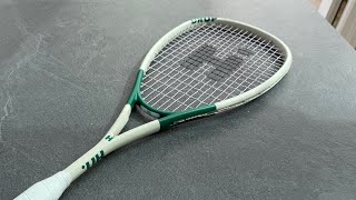 Stringing the Hit Drop Squash Racket
