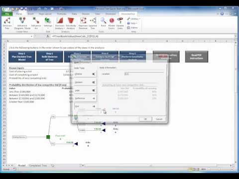 PrecisionTree Quick Start - Step 2: Build the skeleton of the decision tree