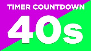 40 Second Timer Countdown (Online Stopwatch)