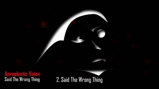 Aeroplastic Voice - Said The Wrong Thing - album