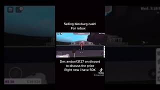 Selling bloxburg cash!