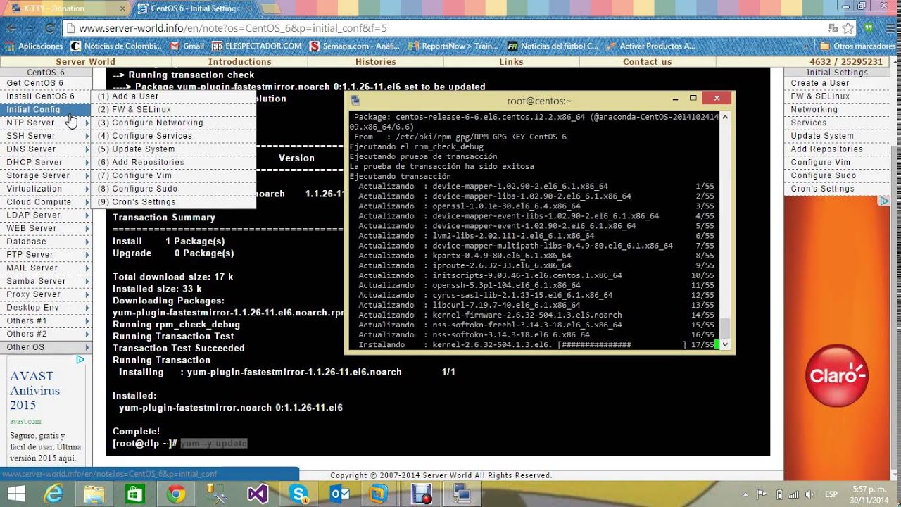 Instalar FTP LINUX YouTube