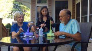 Grandma vs Grandpa Slime Challenge