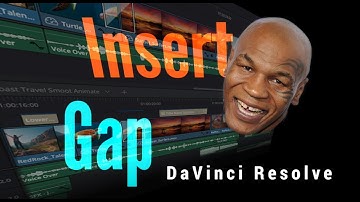 Resolve 20.3 Update: Insert Gap - New Feature