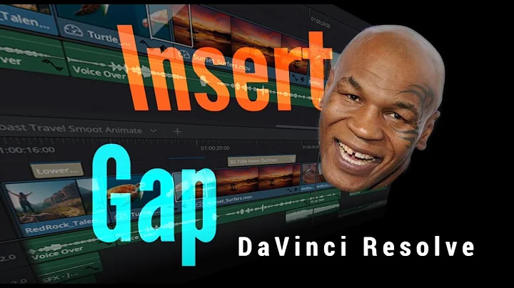 Resolve 20.3 Update: Insert Gap - New Feature