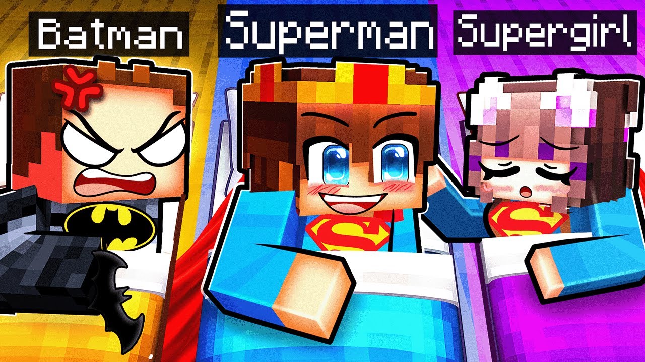 Eine SUPERHELDEN-ÜBERNACHTUNG in Minecraft!