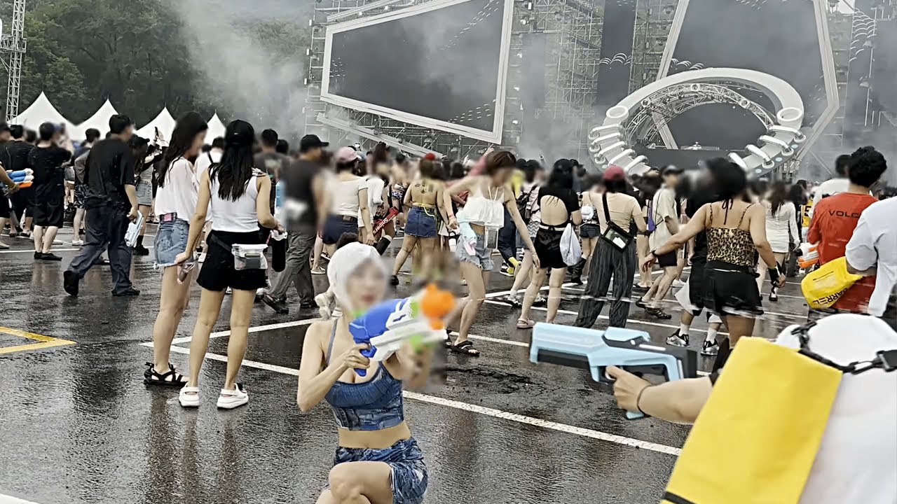 [4K]💦🥽 [S2O 송크란 서울 2025] Songkran/Seoul, Korea/K-City Walk