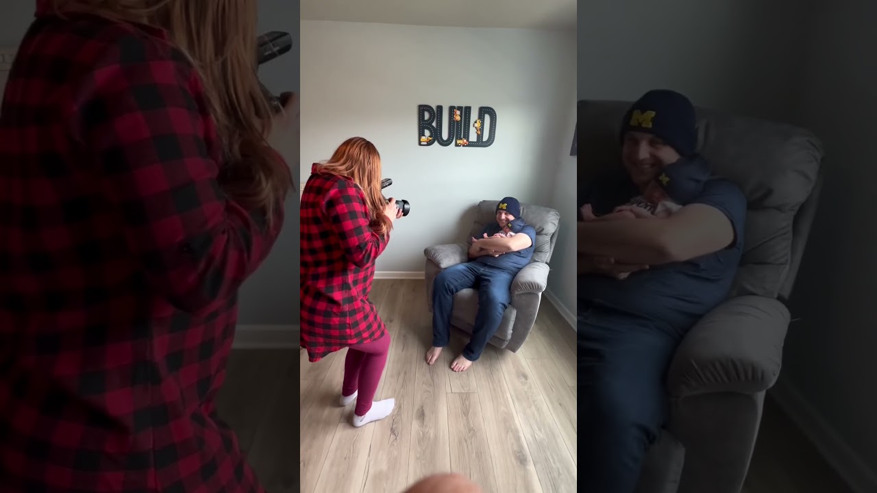 Newborn photo session in the comfort of your own home 