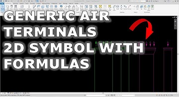 Revit MEP Family Generic Air Terminals with Formula for 2D Arrow Symbol