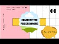 Beginner's Guide to Competitive Programming || The Geeks Club Download Mp4
