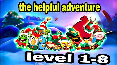 Angry birds 2 the helpful adventure level 1-8 (dec 2025) #ab2 Santa