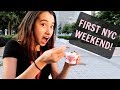 NYC COLLEGE STUDENT WEEKEND VLOG!